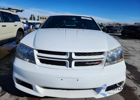 2014 Dodge Avenger R/T z USA, uszkodzony, nr VIN 1C3CDZBG1EN136460